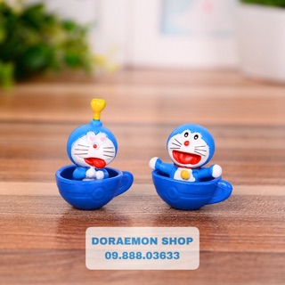 Bộ Mô Hình Mini Doremon Doraemon Ngồi Cốc