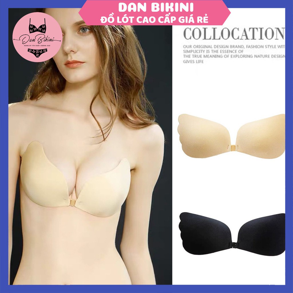 Miếng Dán Ngực ❤️FREESHIP❤️ Miếng Dán Ngực Hình Cánh Tiên tạo khe siêu dính dùng được nhiều lần