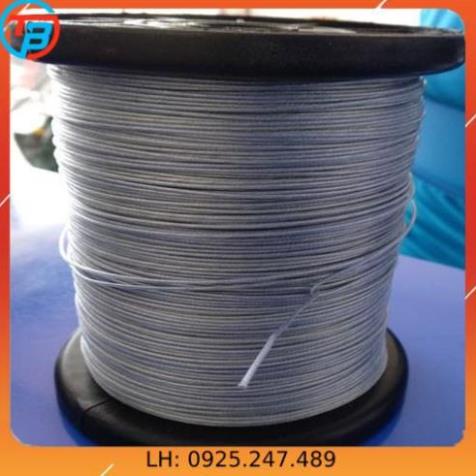 Dây cáp bọc nhựa 3mm làm dây phơi set 1m, chằng chống giằng kéo cột, buộc đồ, cột đồ