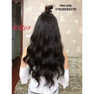 Tóc giả kẹp U ❤️FREESHIP❤️ Tóc giả kẹp U xoăn sóng 3 trục- mã ku07