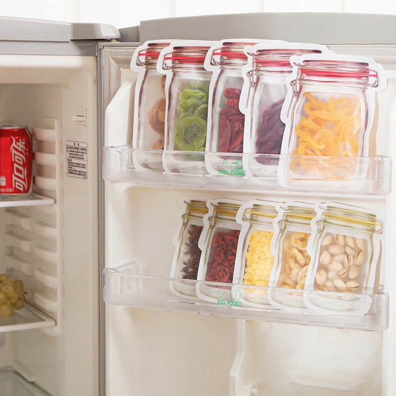Bộ 5 túi khóa kéo đựng thực phẩm tiện lợi