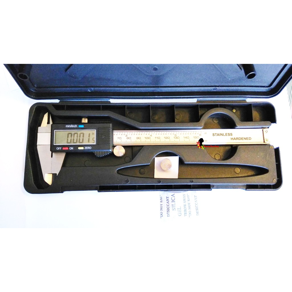 Thước kẹp điện tử đầu đo thép không gỉ 150 mm