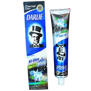 COMBO 2 KEM ĐÁNH RĂNG DARLIE ALL SHINY WHITE CHARCOAL CLEAN  TRẮNG SÁNG 140G