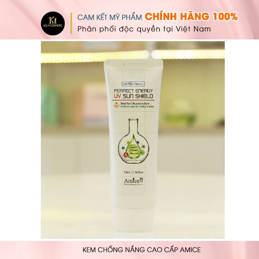 Kem Chống Nắng Cao Cấp Perfect Energy Amicell Dưỡng Ẩm Sáng Da SPF50+ 70ml - 0001