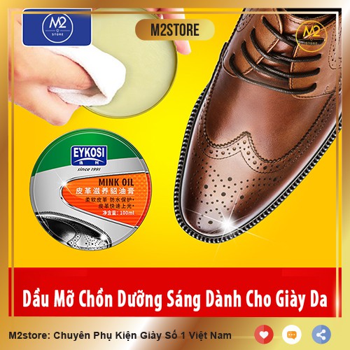 Mỡ Chồn Bản Đặc Biệt Chuyên Bảo Dưỡng, Chăm Sóc, Đánh Bóng, Làm Sạch Đồ Da Mink Oil Eykosi Cho Đồ Da XDG102