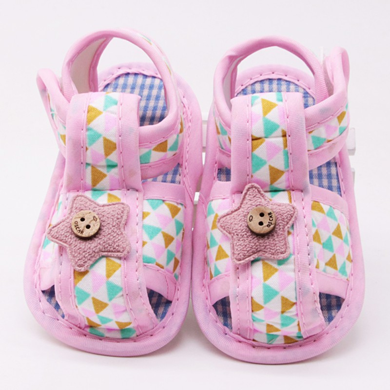 Giày sandal đế mềm phong cách Hàn Quốc xinh xắn dành cho bé