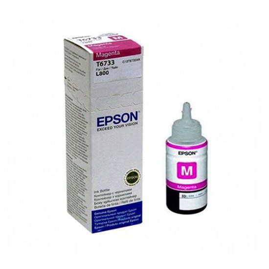 Lọ mực chính hãng Epson 673 (C13T673300) đỏ dùng cho máy in Epson L805/L1800