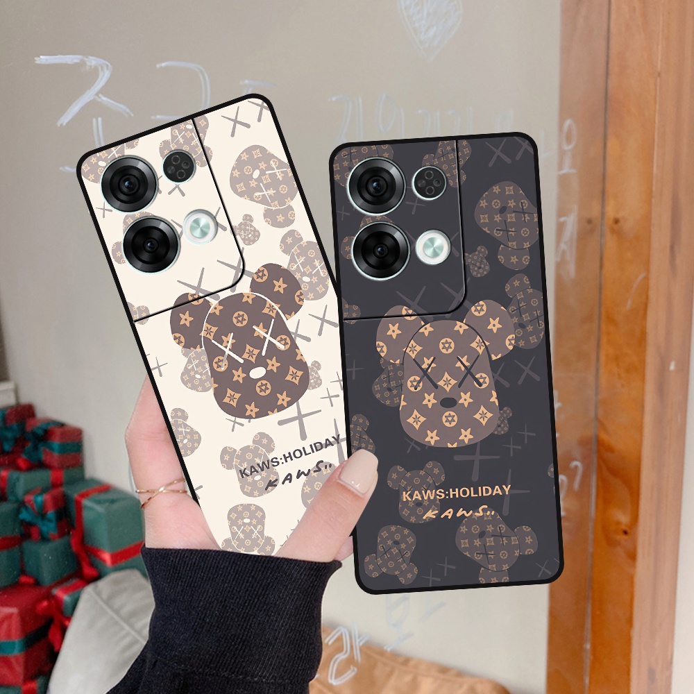 Ốp lưng Oppo Reno 8 4G / Reno 8 5G / Reno 8Z 5G in hình họa tiết Mountain, Be@rbrick dễ thương (T13 - T18)