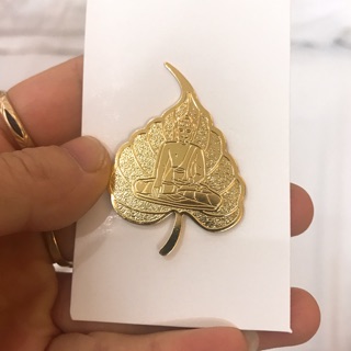 Lá Bồ Đề hình Phật cài áo Ấn Độ