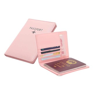 Ví đựng passport handmade màu hồng