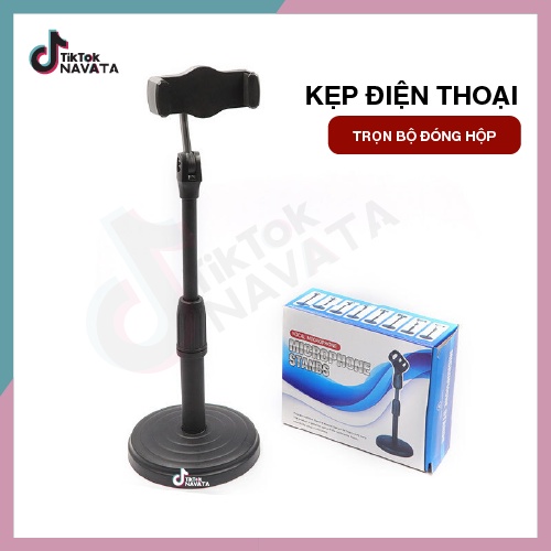 Giá Đỡ Kẹp Điện Thoại Livestream xem video Xoay 360 Độ Chắn Chắn không đổ dùng để Quay Phim Ghi Hình Đa Dụng