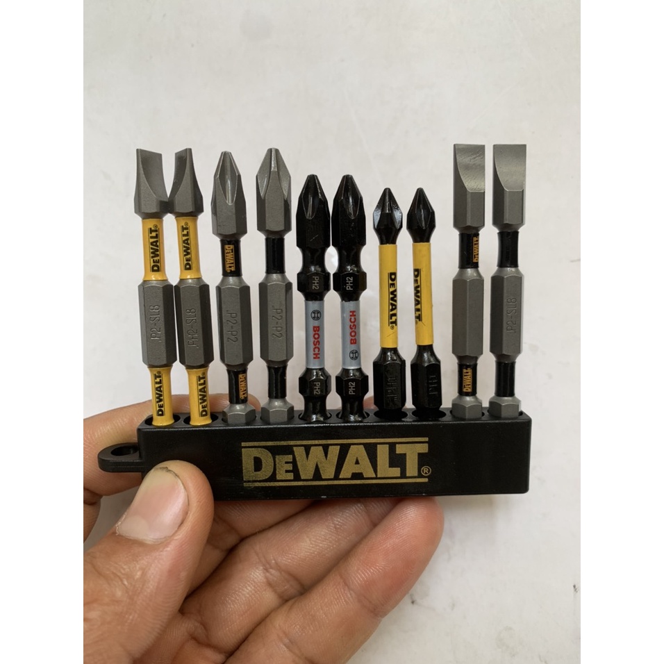 Bộ mũi vít PH1 - PH2 - SL8 chính hãng có từ