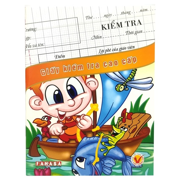Tập Giấy Kiếm Tra Cao Cấp 4 Ôly (Mẫu Bao Bì Giao Ngẫu Nhiên)