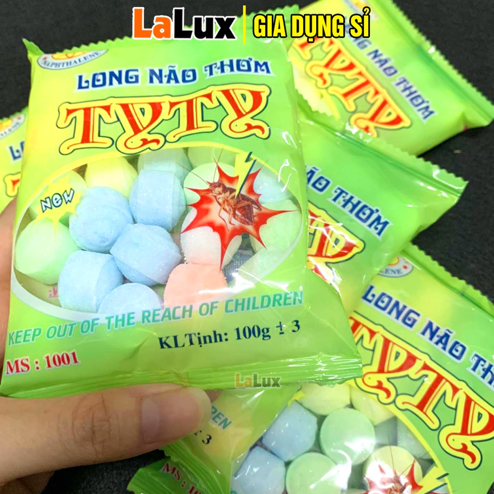 Long Não Đuổi Côn Trùng Thơm Phòng TYTY Gói 100Gr - Long Não Đuổi Chuột Băng Phiến Đuổi Gián Bỏ Tủ Quần Áo AONISU