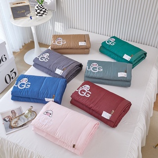 Chăn hè lụa lạnh UGG trơn màu mát lạnh Dreamhome