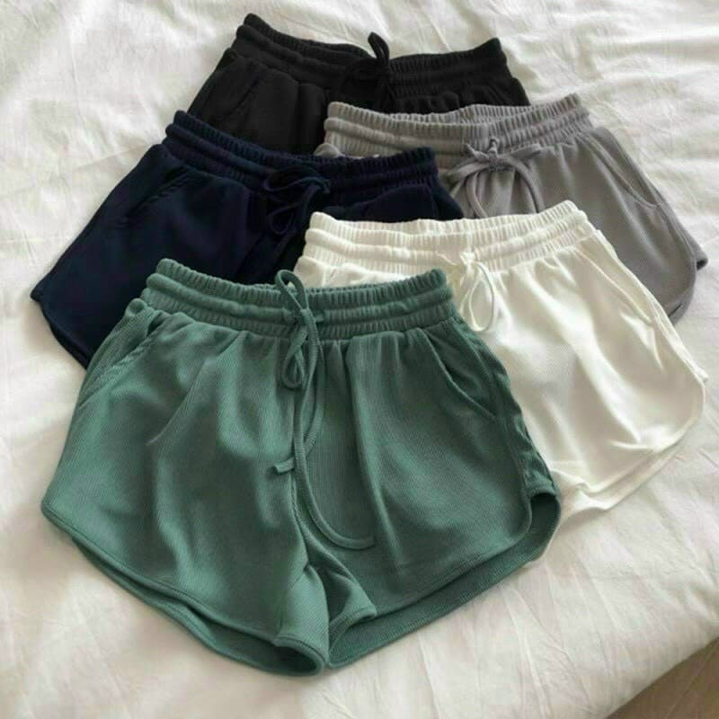 Quần Short Viền Đùi Rút Dây Shorts thể thao dáng ngắn năng động trẻ trung