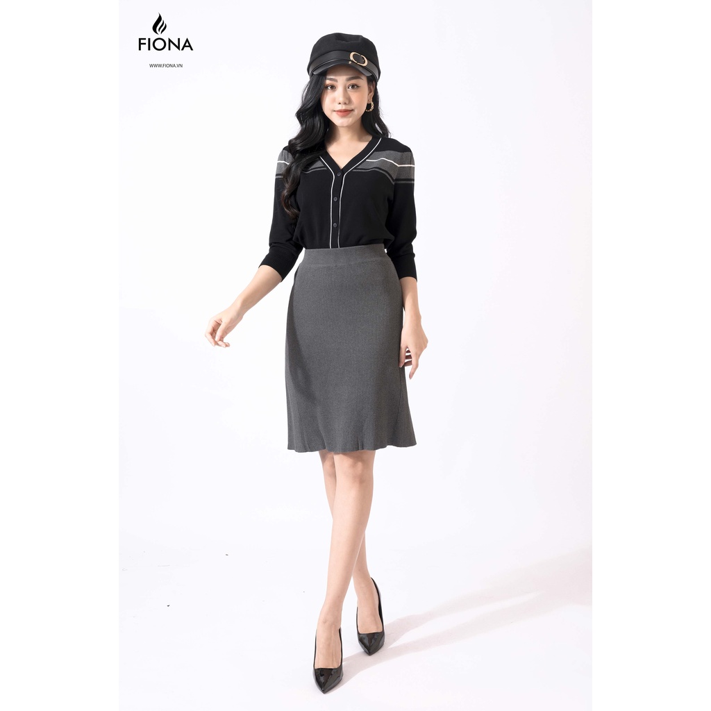 Chân Váy Len Tăm FIONA, Chân Váy Nữ Thu Đông Dáng Ôm Mã F850507