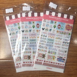 Sticker set 6 tấm các hình