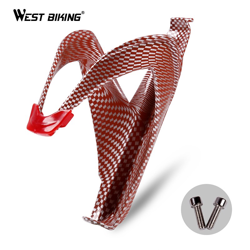 Giá Gắn Chai Nước WEST BIKING Bằng ABS + Sợi Carbon Dành Cho Xe Đạp