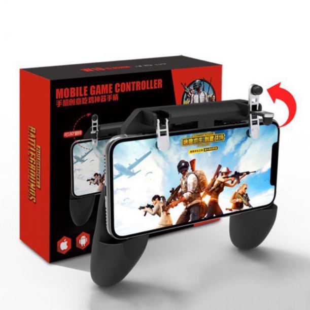 Tay cầm chơi game w12 liên quân, game nhảy dù PUBG kiểu mới nhất cực chất - hàng chất lượng cao