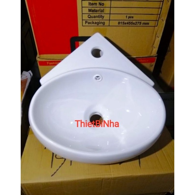 [SIÊU RẺ] Lavabo góc giá rẻ treo tường/đặt bàn siêu nhỏ,Made in Việt Nam