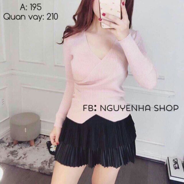 Áo nhũ vạt chéo