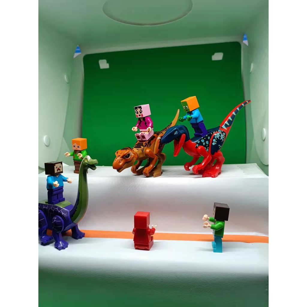 Khối xây dựng khủng long Đồ chơi kỷ Jura Đồ chơi giáo dục Đồ chơi khủng long