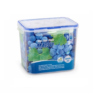HỘP NHỰA DUY TÂN MATSU 5500ML