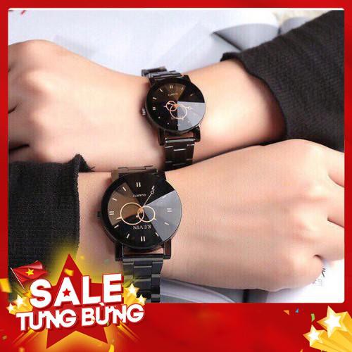 (Giá sỉ)Đồng hồ thời trang nam nữ kevin K1 kim bầu dây inox - Hàng mới về
