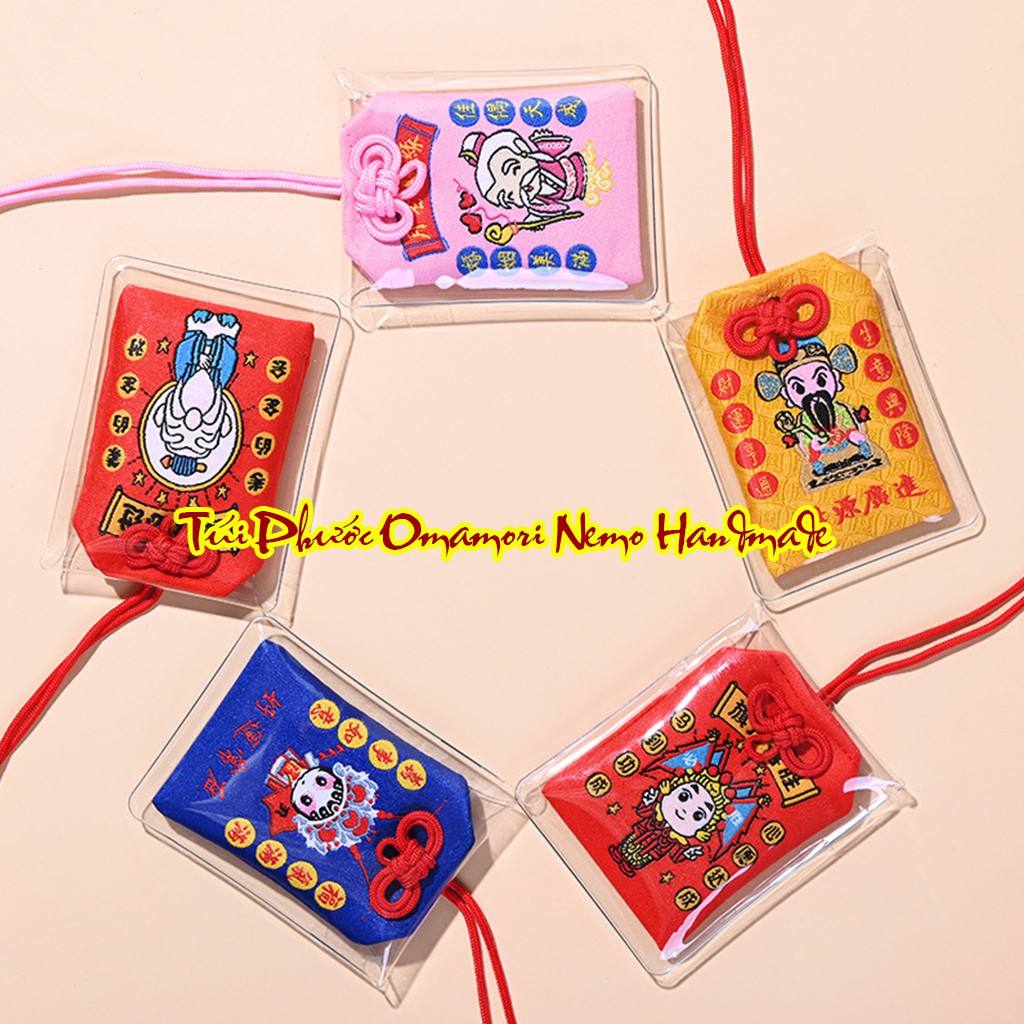 Túi Phước Omamori Nemo Handmade Hình Thêu Đẹp Chi Tiết Tỉ Mỉ, Mẫu Mới Nhất Kèm Quà Tặng - OMPLT