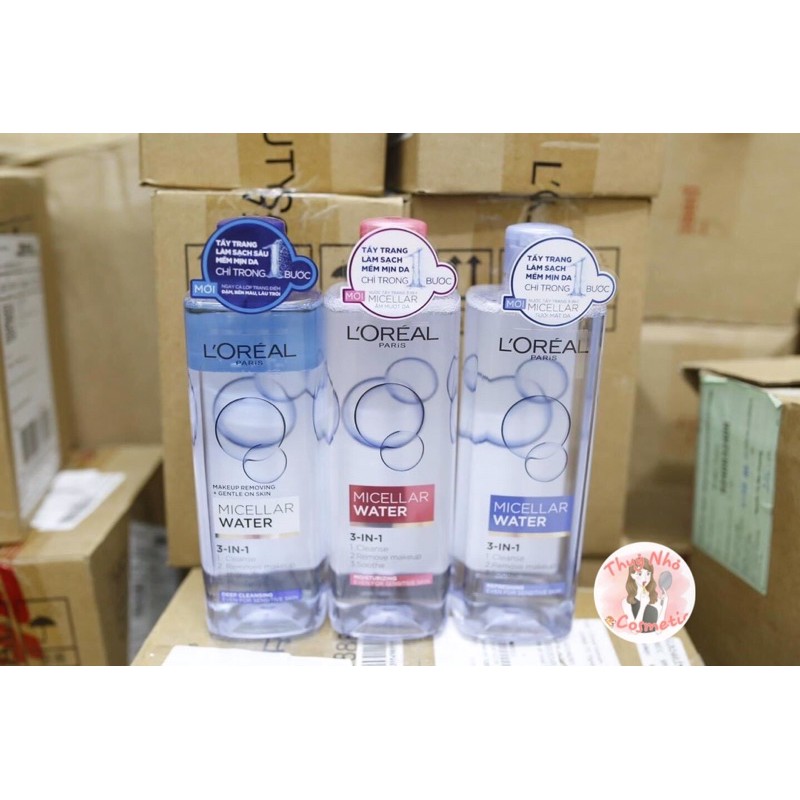 - L'Oreal Paris 3-in-1 Micellar Water