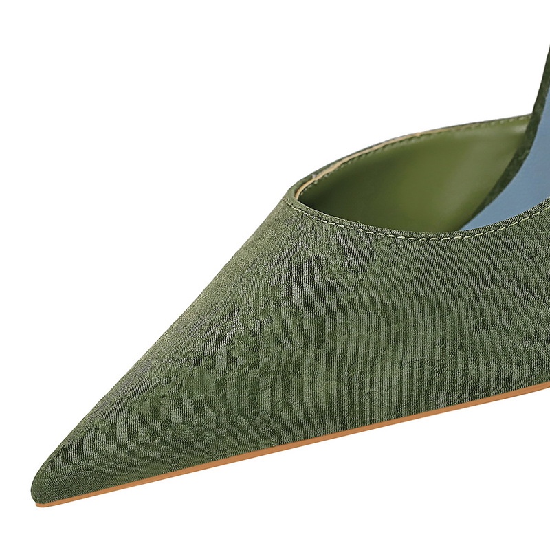 Giày cao gót BIGTREE 6168-1 mũi nhọn phong cách thời trang Âu Mỹ dành cho nữ có size lớn