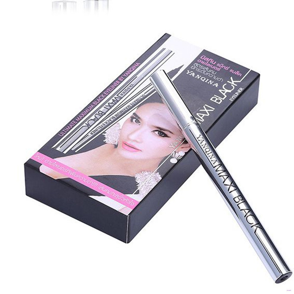 Bút Kẻ Mắt Dạng Lỏng Màu Đen Chống Nước Lâu Trôi Cho Nữ