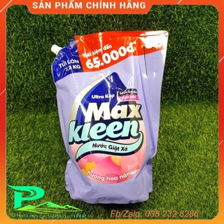 Nước giặt xả MaxKleen túi 3,8kg