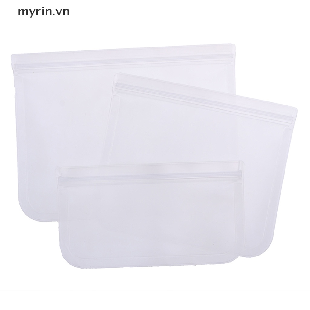 Myrin Túi Zip Silicone Đựng Thực Phẩm Chống Rò Rỉ Có Thể Tái Sử Dụng