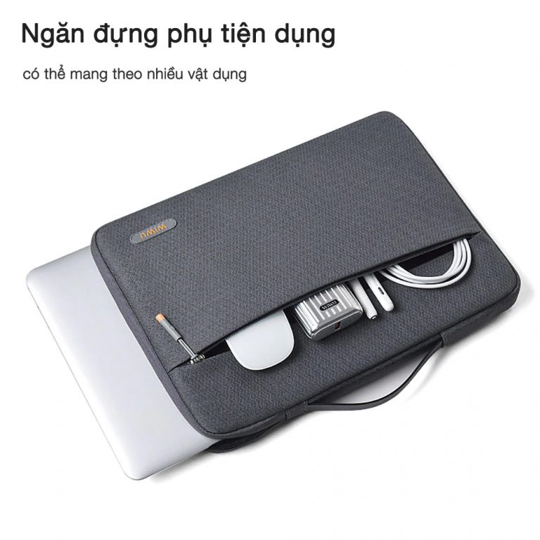 Túi xách chống sốc WIWU Pilot Sleeve cho Macbook, Laptop - 13, 14, 15, 16 inch