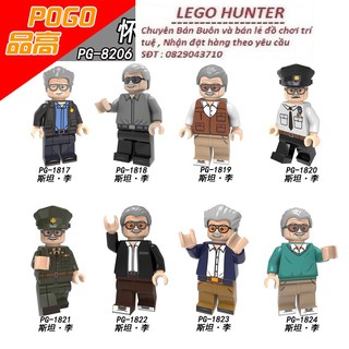 Set 8 Minifigures nhân vật Stan Lee PG 8206