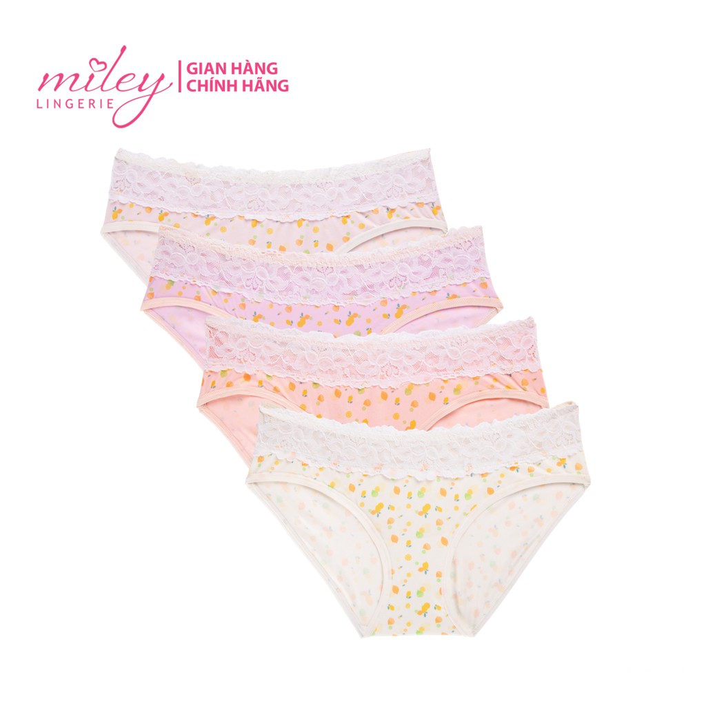 Quần Lót Thun Lạnh Họa Tiết Lưng Ren Lớn Miley Lingerie FMP-74 | BigBuy360 - bigbuy360.vn