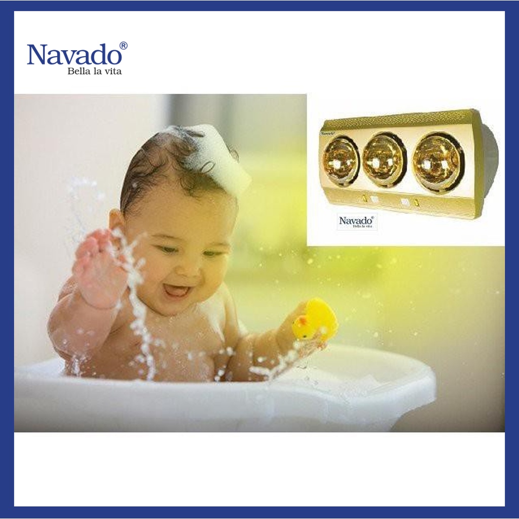 Đèn Sưởi 3 Bóng Navado | Bảo Hành Chính Hãng