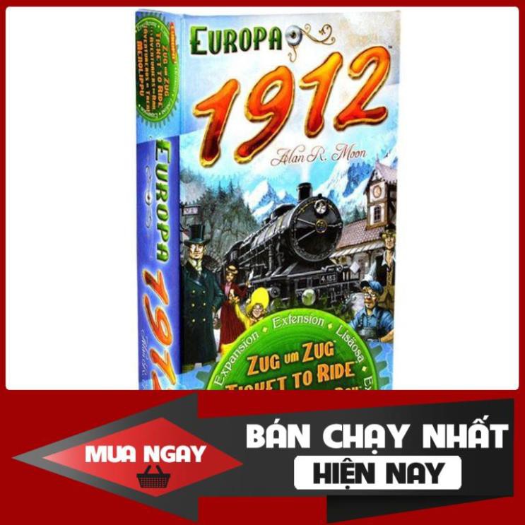 Boardgame hấp dẫn Ticket To Ride Europa 1912 Tiếng Anh - Phiên bản mở rộng