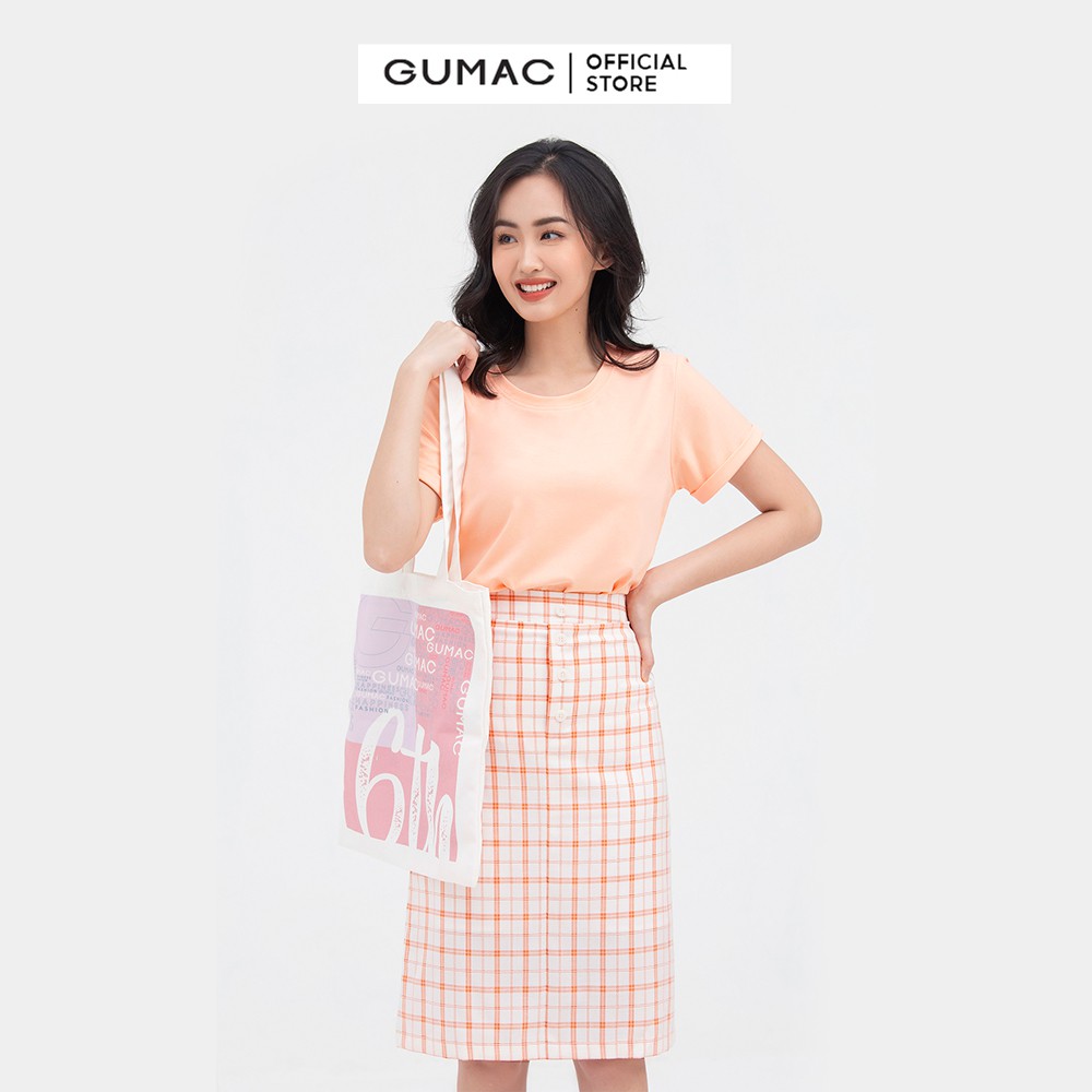 [Mã WABRGM11 giảm 10% đơn 250K] Áo thun nữ cổ tròn tay lật GUMAC nhiều màu năng động ATB811 | BigBuy360 - bigbuy360.vn