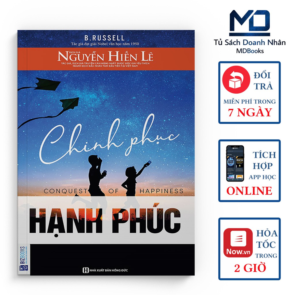 Sách - Chinh Phục Hạnh Phúc – Kỹ Năng Phát Triển Bản Thân – Đọc Kèm App Online