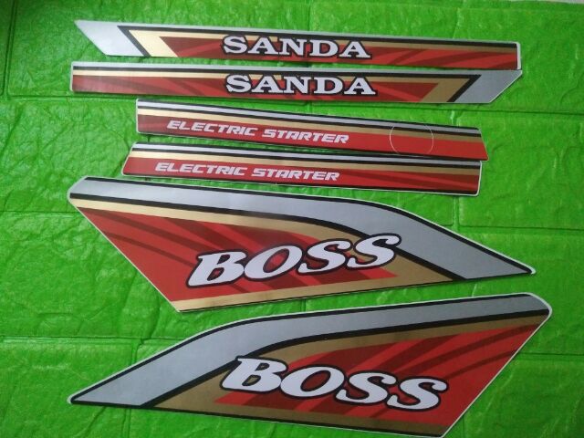 Bộ tem Sanda Boss đời đầu