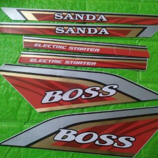Bộ tem Sanda Boss đời đầu