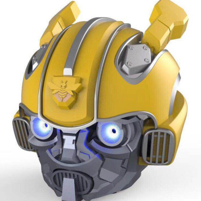 Loa Bluetooth Không Dây Hình Người Nhện / Người Sắt / Bumblebee Hoạt Hình Kèm Hộp Tf Fm