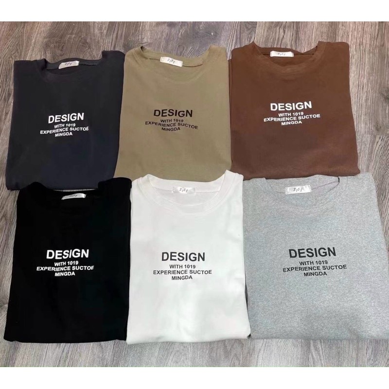 Áo thun chữ DESIGN - 3158 phông unisex | BigBuy360 - bigbuy360.vn