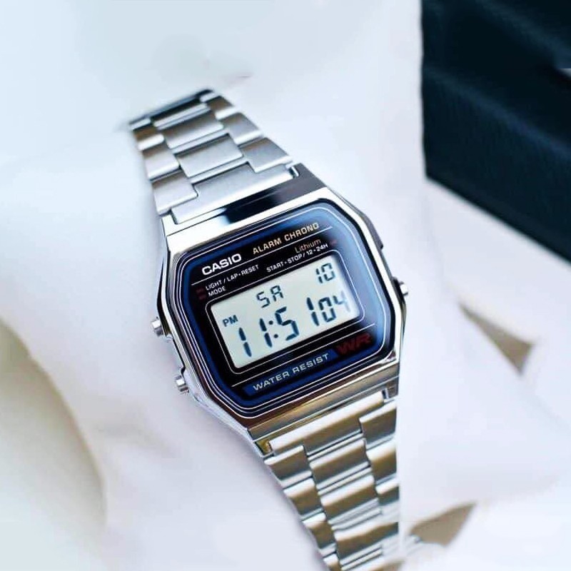 [CAO CẤP] Đồng hồ nữ dây thép không gỉ Casio Standard LA670WA-1DF chính hãng Anh Khuê (LA670WA-1SDF)