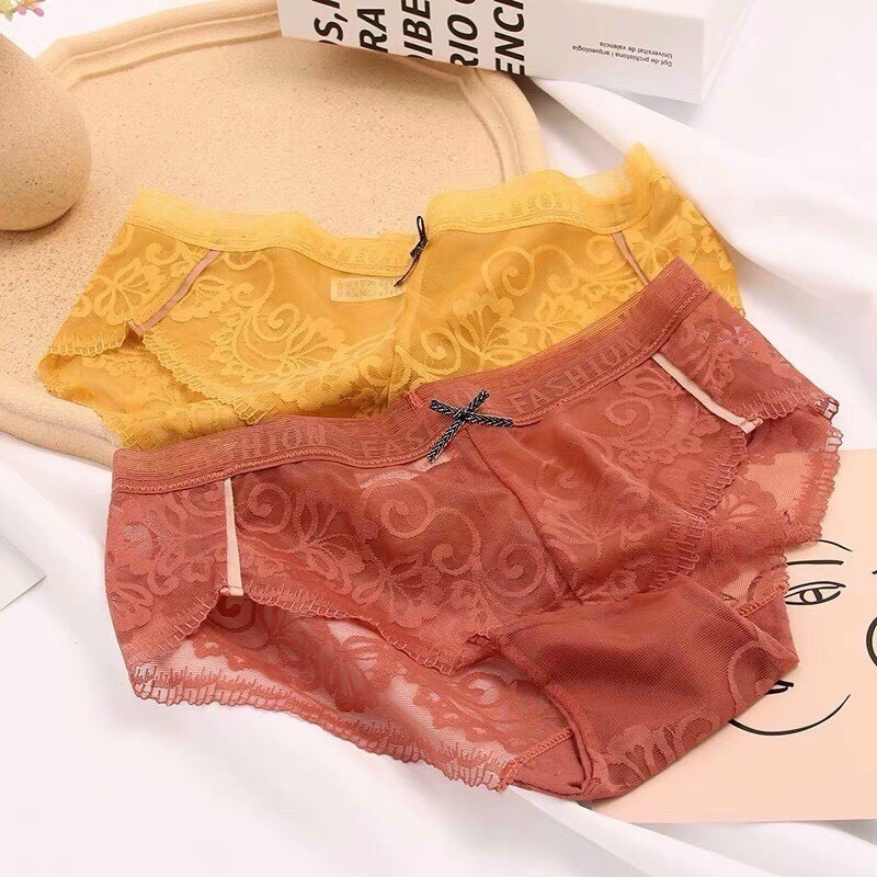 Quần Lót Nữ Ren Cao Cấp Mềm Mại Kháng Khuẩn Sexy Gợi Cảm Mã 2248