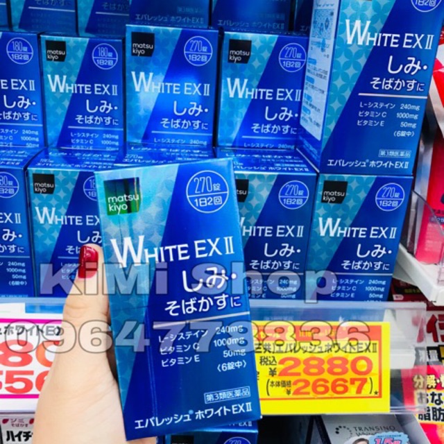 Mua Vien Uống Trắng Da White Ex Ii Gia Tốt Nhất Chinh Hang Gia Thang 6 21 123mua