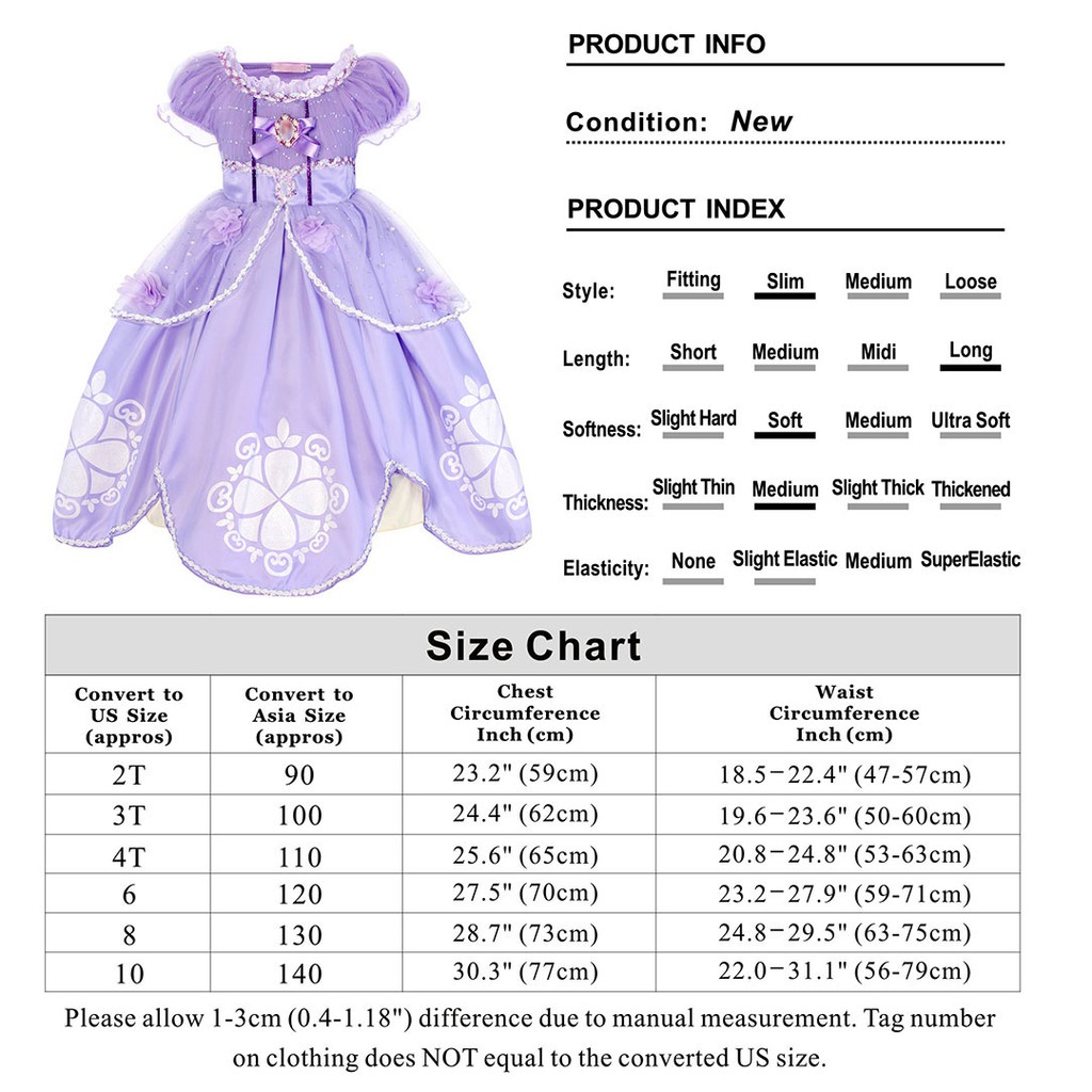 Đầm công chúa Disney tay ngắn kèm phụ kiện trang trí tiệc sinh nhật dành cho bé gái